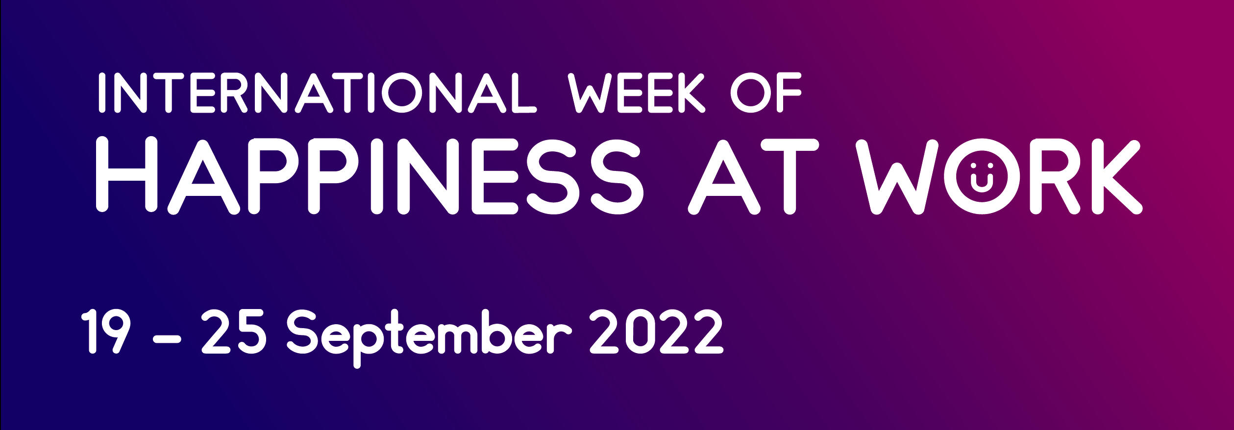 International Week of Happiness at Work